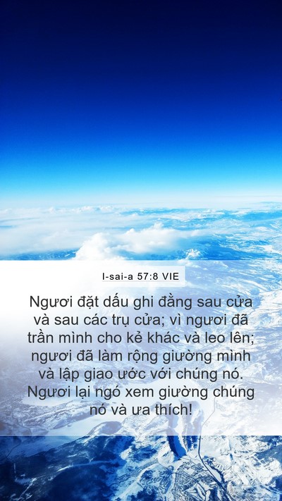 I-sai-a 57:8 VIE Bible Verse Image