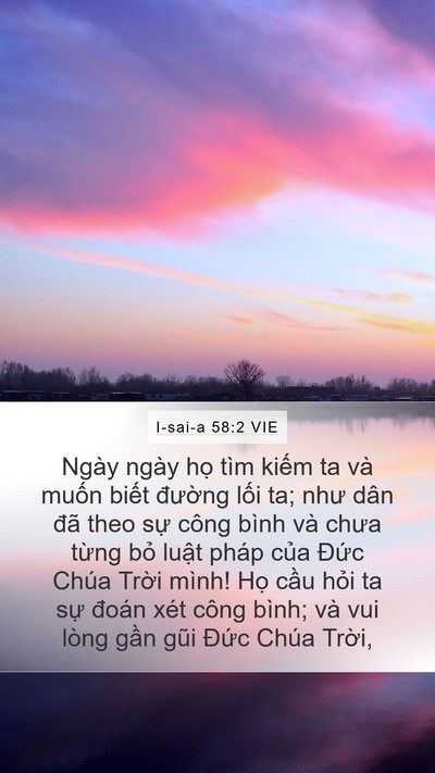 I-sai-a 58:2 VIE Bible Verse Image