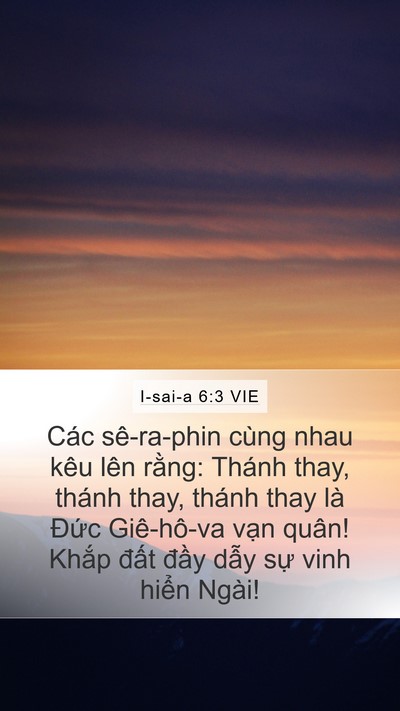 I-sai-a 6:3 VIE Bible Verse Image