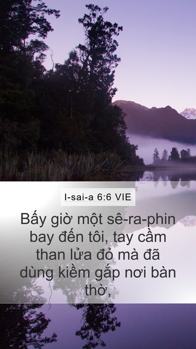 I-sai-a 6:6 VIE Bible Verse Image