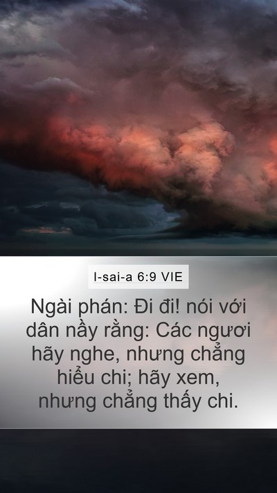 I-sai-a 6:9 VIE Bible Verse Image