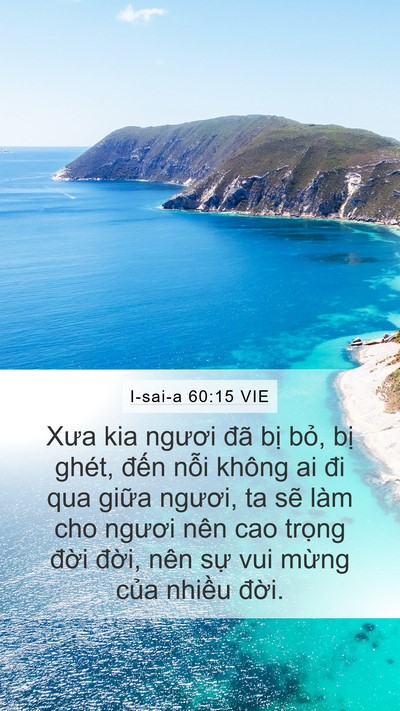 I-sai-a 60:15 VIE Bible Verse Image