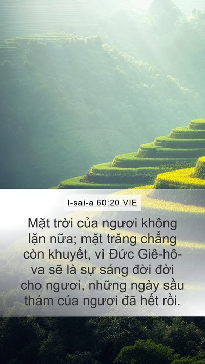 I-sai-a 60:20 VIE Bible Verse Image