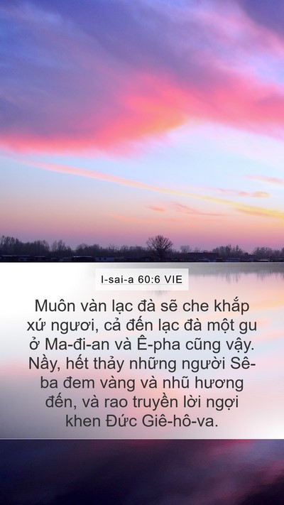 I-sai-a 60:6 VIE Bible Verse Image