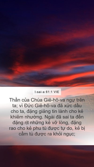 I-sai-a 61:1 VIE Bible Verse Image