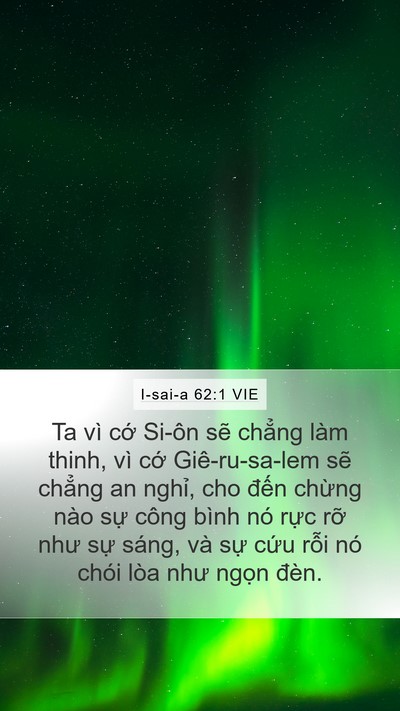 I-sai-a 62:1 VIE Bible Verse Image