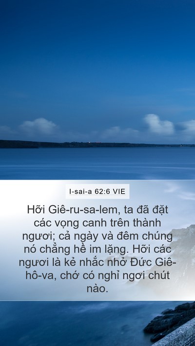 I-sai-a 62:6 VIE Bible Verse Image