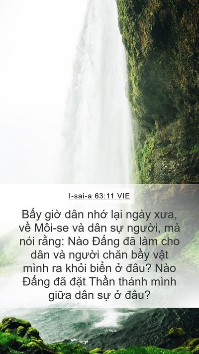 I-sai-a 63:11 VIE Bible Verse Image
