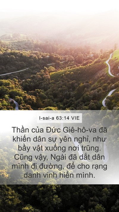 I-sai-a 63:14 VIE Bible Verse Image