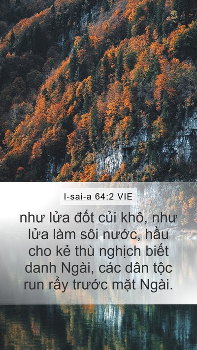 I-sai-a 64:2 VIE Bible Verse Image