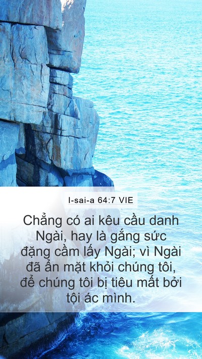 I-sai-a 64:7 VIE Bible Verse Image