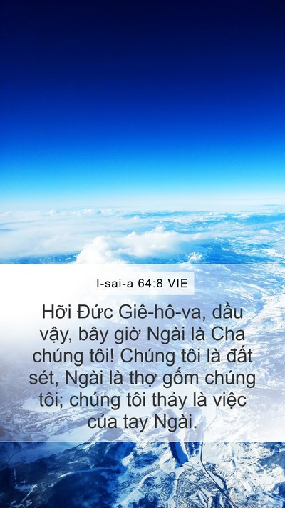 I-sai-a 64:8 VIE Bible Verse Image