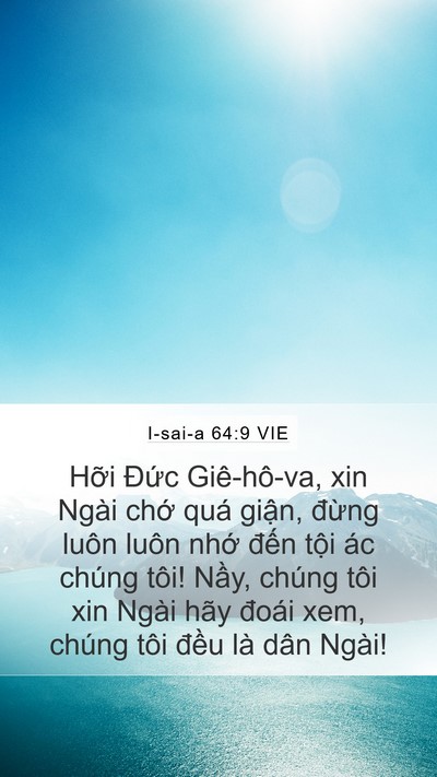 I-sai-a 64:9 VIE Bible Verse Image