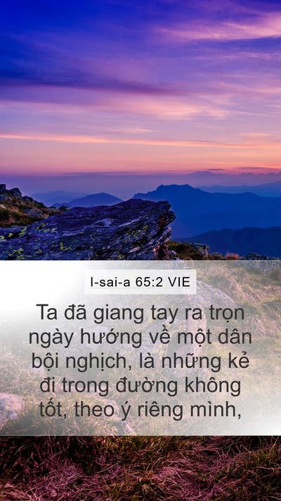 I-sai-a 65:2 VIE Bible Verse Image