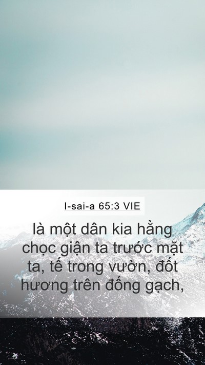 I-sai-a 65:3 VIE Bible Verse Image