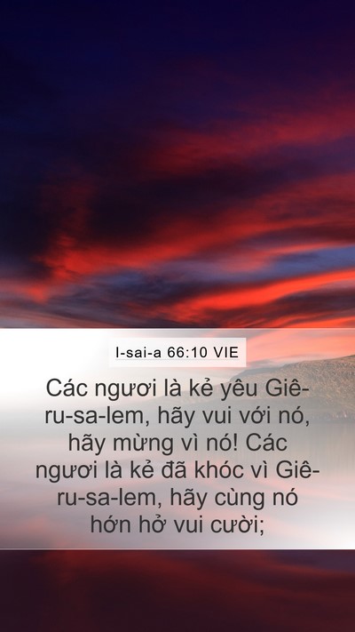 I-sai-a 66:10 VIE Bible Verse Image