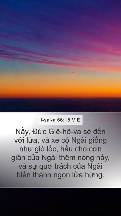 I-sai-a 66:15 VIE Bible Verse Image