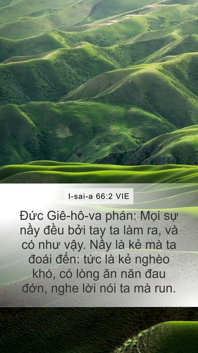 I-sai-a 66:2 VIE Bible Verse Image