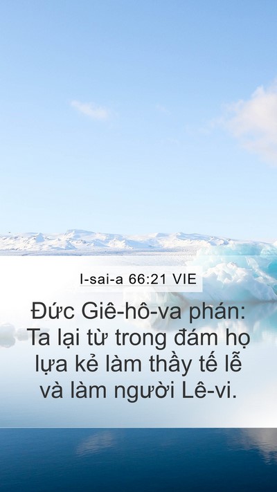I-sai-a 66:21 VIE Bible Verse Image