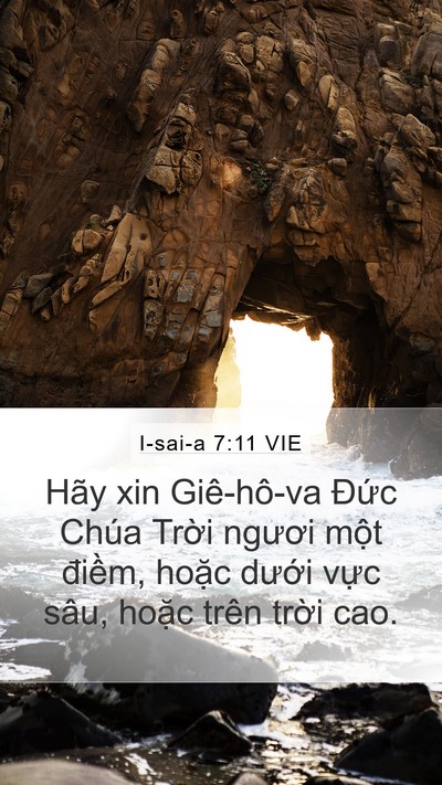 I-sai-a 7:11 VIE Bible Verse Image