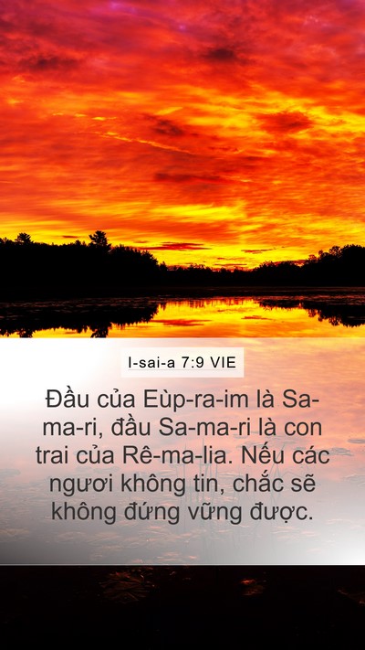 I-sai-a 7:9 VIE Bible Verse Image