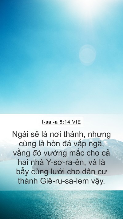 I-sai-a 8:14 VIE Bible Verse Image