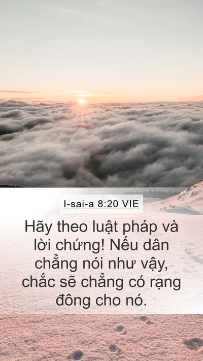 I-sai-a 8:20 VIE Bible Verse Image