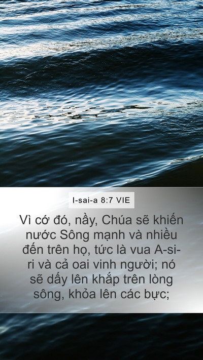 I-sai-a 8:7 VIE Bible Verse Image