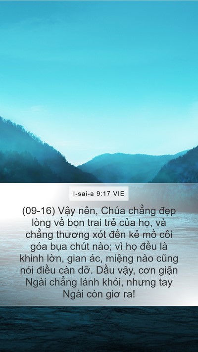 I-sai-a 9:17 VIE Bible Verse Image