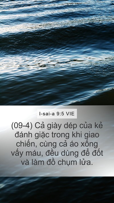 I-sai-a 9:5 VIE Bible Verse Image
