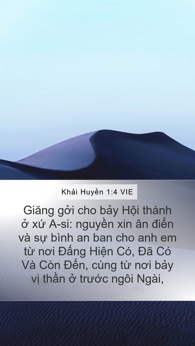 Khải Huyền 1:4 VIE Bible Verse Image