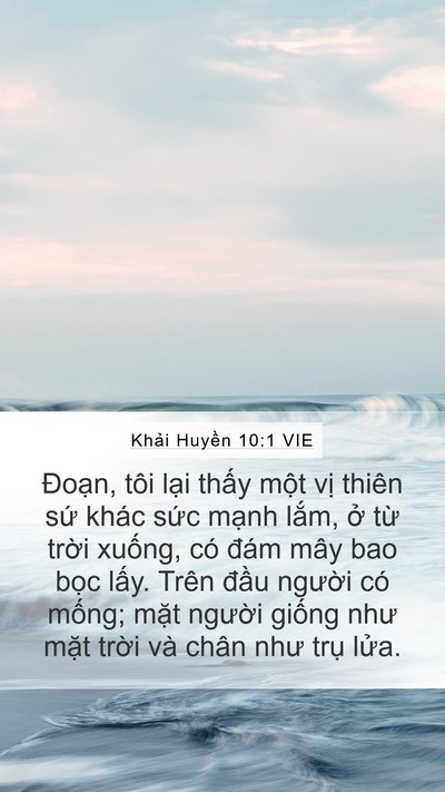 Khải Huyền 10:1 VIE Bible Verse Image