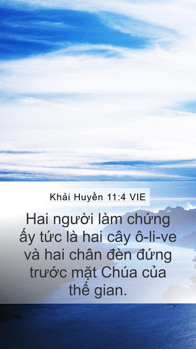 Khải Huyền 11:4 VIE Bible Verse Image