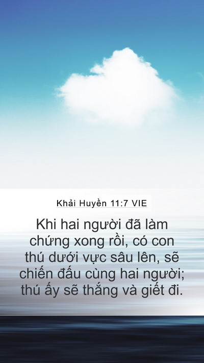 Khải Huyền 11:7 VIE Bible Verse Image