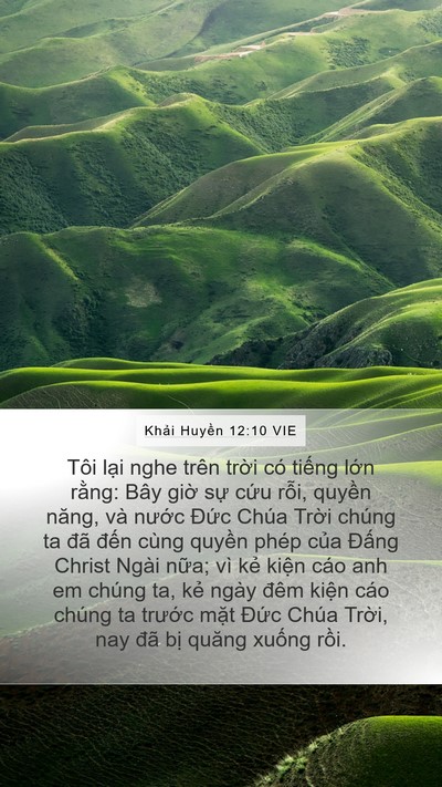 Khải Huyền 12:10 VIE Bible Verse Image