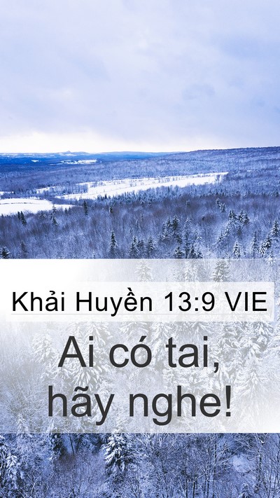 Khải Huyền 13:9 VIE Bible Verse Image