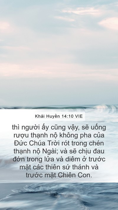 Khải Huyền 14:10 VIE Bible Verse Image