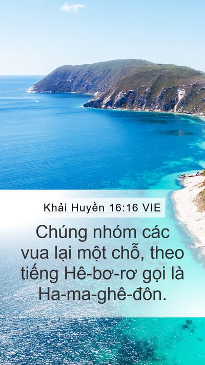 Khải Huyền 16:16 VIE Bible Verse Image