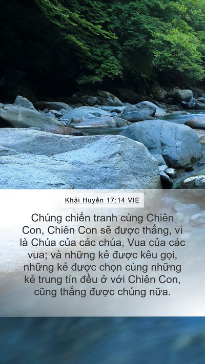 Khải Huyền 17:14 VIE Bible Verse Image