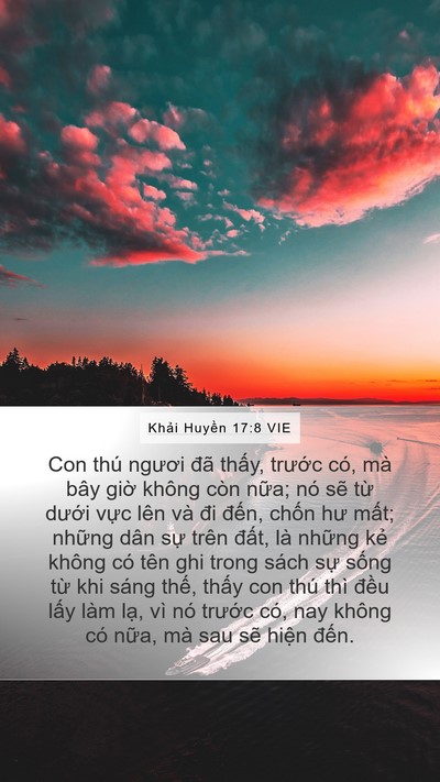 Khải Huyền 17:8 VIE Bible Verse Image