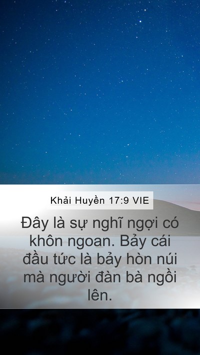 Khải Huyền 17:9 VIE Bible Verse Image