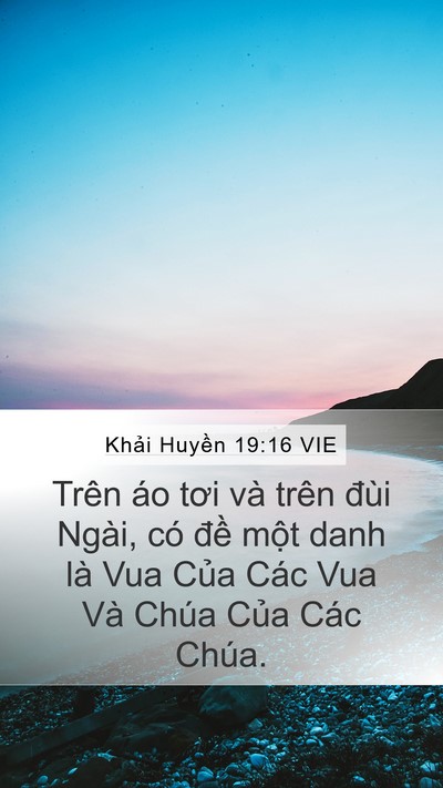 Khải Huyền 19:16 VIE Bible Verse Image