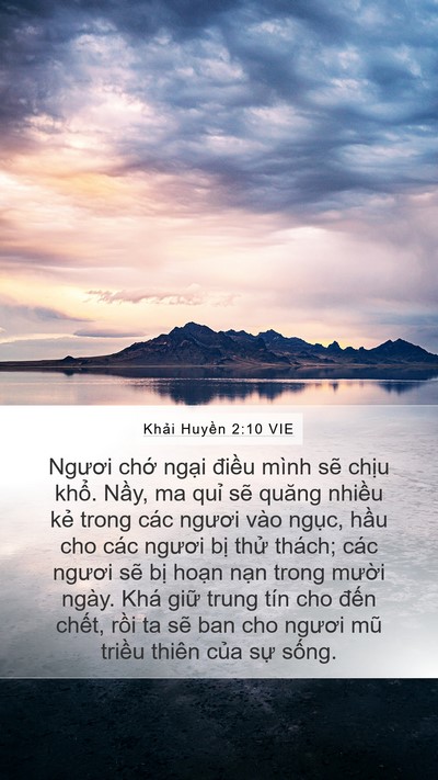 Khải Huyền 2:10 VIE Bible Verse Image