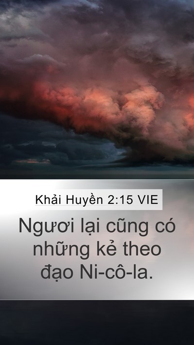 Khải Huyền 2:15 VIE Bible Verse Image
