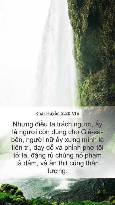 Khải Huyền 2:20 VIE Bible Verse Image