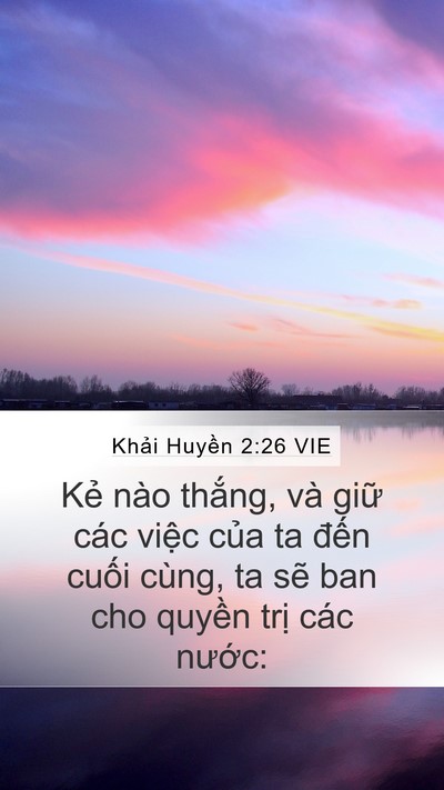 Khải Huyền 2:26 VIE Bible Verse Image