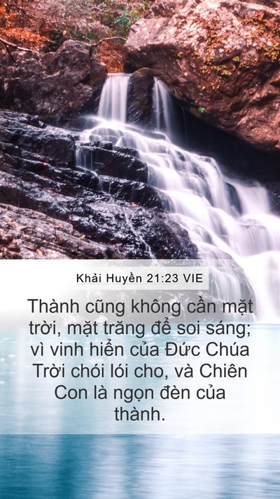 Khải Huyền 21:23 VIE Bible Verse Image