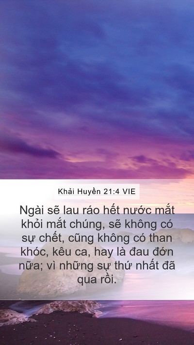 Khải Huyền 21:4 VIE Bible Verse Image