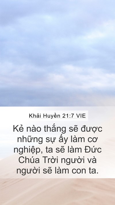 Khải Huyền 21:7 VIE Bible Verse Image