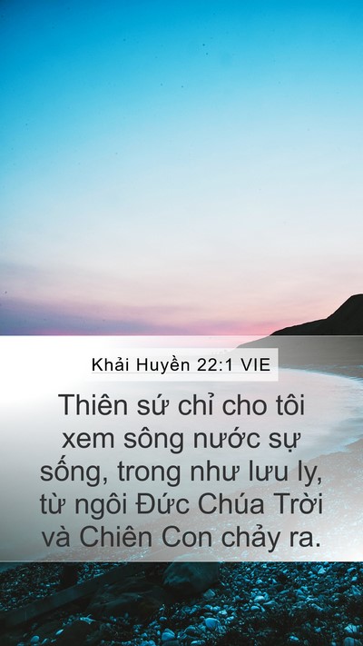 Khải Huyền 22:1 VIE Bible Verse Image